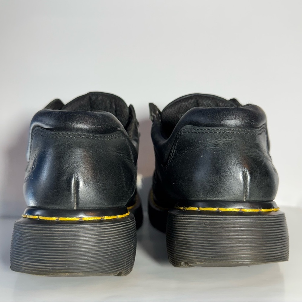 Dr. Martens Doc Air Wair 7A16 Industrial 
Black Leather Shoes US Men 9/Women 10 - Picture 3 of 14